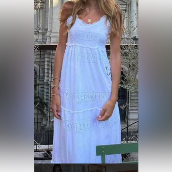 Jessica Simpson Other - Jessica Simpson White Lace Kids Dress